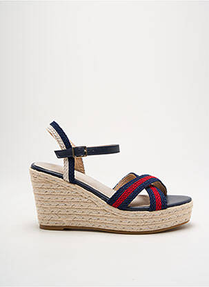 Espadrile închidere cu buclă(e) toc de 7 la 9 cm albastru ELUE PAR NOUS femeie