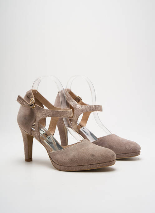 Pantofi cu toc gri MYMA femeie