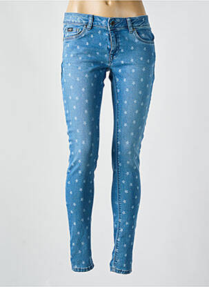 Blugi skinny talie joasă talie joasă albastru SUPERDRY femeie