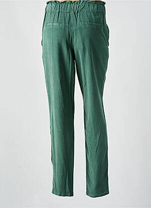 Pantalon drept talie elastică mărime normală verde LOLA ESPELETA femeie