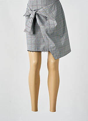 Fustă scurtă gri LOLA ESPELETA femeie