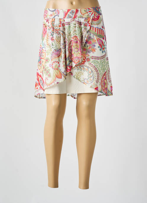 Fustă scurtă bej DESIGUAL femeie