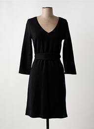 Rochie midi mâneci lungi mâneci lungi negru LOLA ESPELETA femme