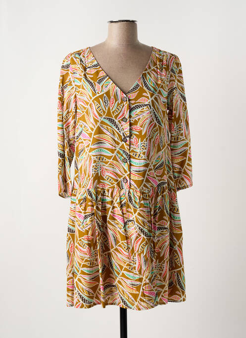 Rochie scurtă maro LOLA ESPELETA femeie