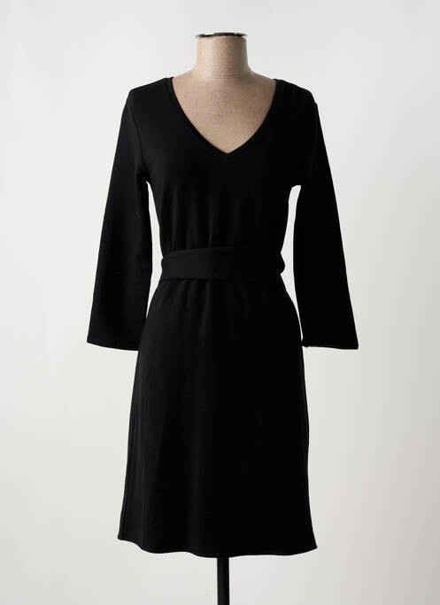 Rochie midi mâneci lungi mâneci lungi negru LOLA ESPELETA femme