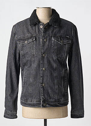 Jachete casual închidere cu nasturi pe față negru JACK & JONES bărbat