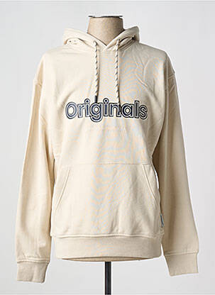 Hanorac cu glugă bej JACK & JONES bărbat