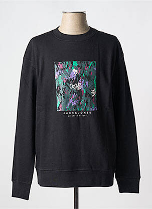 Hanorac negru JACK & JONES bărbat