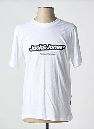 Tricou alb JACK & JONES bărbat