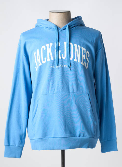 Hanorac cu glugă albastru JACK & JONES bărbat