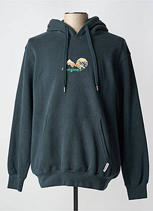 Hanorac cu glugă verde JACK & JONES bărbat