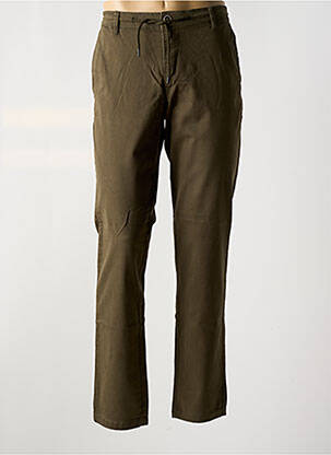Pantalon chino elasticitate mărime normală verde JACK & JONES bărbat