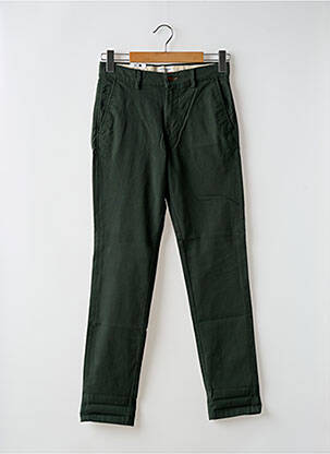 Pantalon chino țesătură melanj talie joasă verde JACK & JONES bărbat