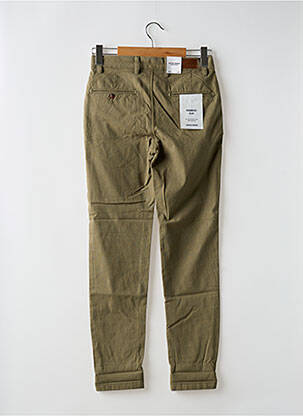 Pantalon chino țesătură melanj talie joasă verde deschis JACK & JONES bărbat