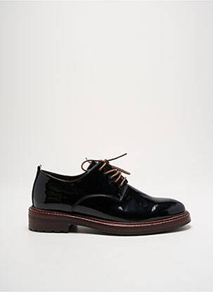 Derby-uri material neted toc plat până la 3 cm negru ADIGE femeie