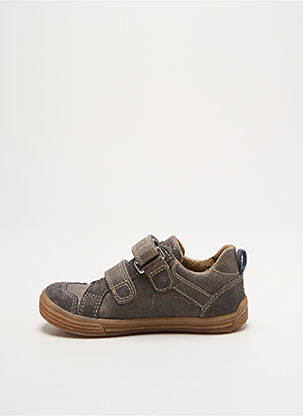 Adidași material neted vârf rotund gri NOËL băiat