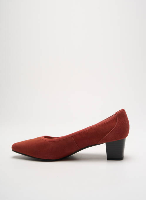 Pantofi cu toc portocaliu SWEET femeie