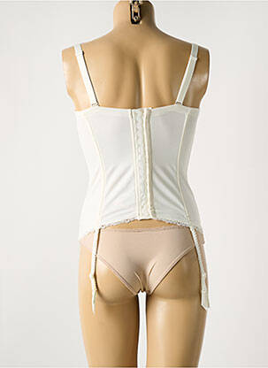 Corset țesătură dantelă alb EPRISE BY LISE CHARMEL femeie