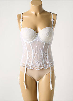 Corset alb COTTON CLUB femeie