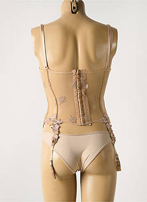Corset ușoară și transparentă maro COTTON CLUB femeie