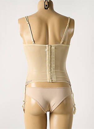 Corset țesătură tulle bej COTTON CLUB femeie