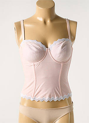 Corset bretele elastice reglabile roz MARIE JO femeie