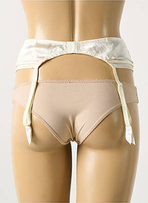 Corset/jartieră efect material satinat bej COTTON CLUB femeie