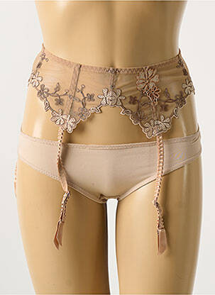 Corset/jartieră ușoară și transparentă maro LISE CHARMEL femme