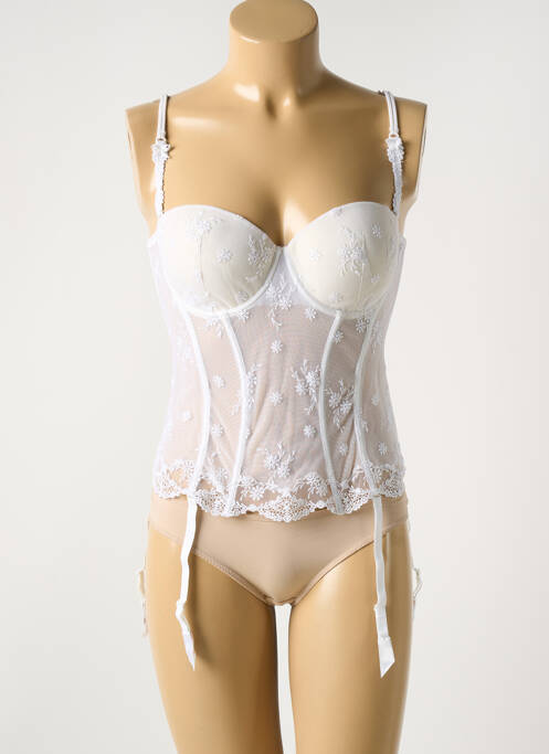 Corset alb COTTON CLUB femeie