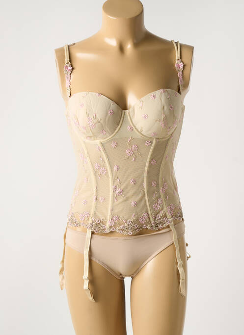 Corset țesătură tulle bej COTTON CLUB femme