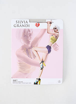 Colanți elasticitate gri SILVIA GRANDI femeie