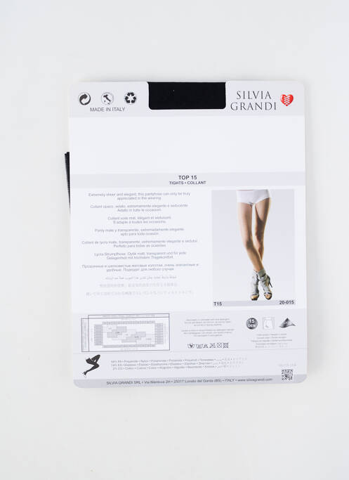 Colanți negru SILVIA GRANDI femeie