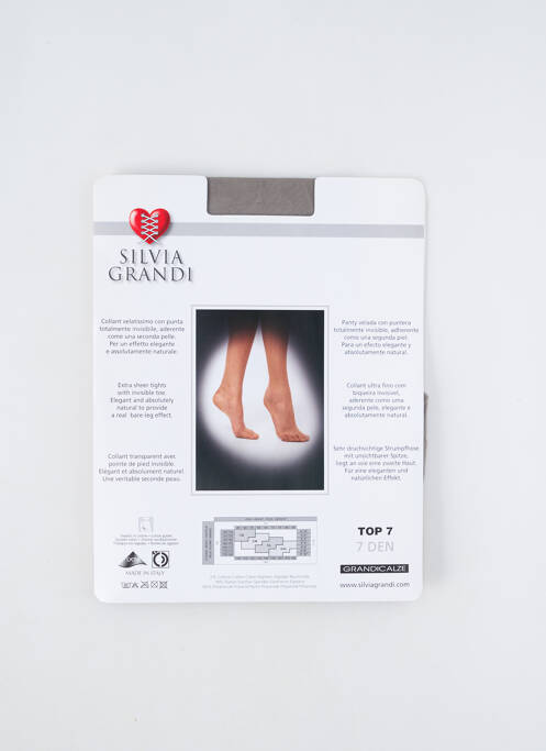 Colanți gri deschis SILVIA GRANDI femeie