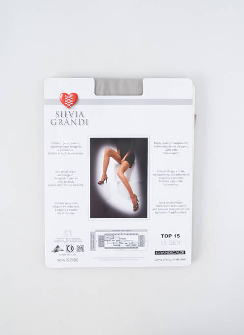 Colanți gri SILVIA GRANDI femeie