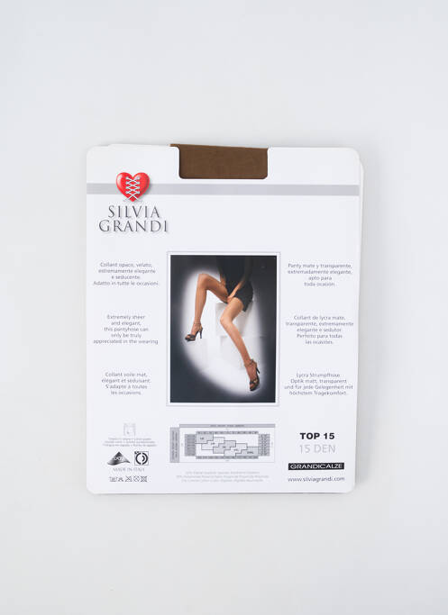 Colanți maro SILVIA GRANDI femeie