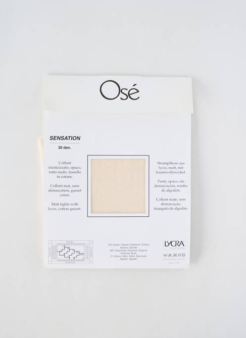 Colanți bej OSÉ femeie