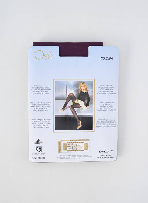 Colanți violet OSÉ femeie