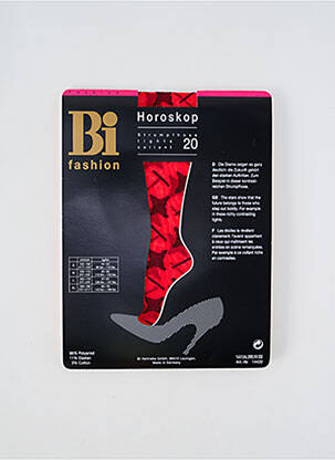 Colanți imprimeu fantezie roșu BI FASHION femeie