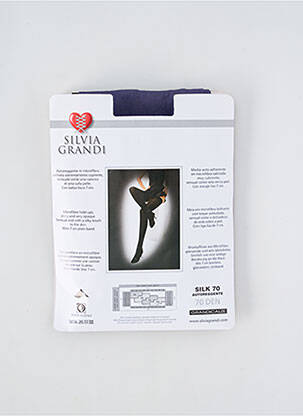 Colanți susținere breteluțe albastru SILVIA GRANDI femeie