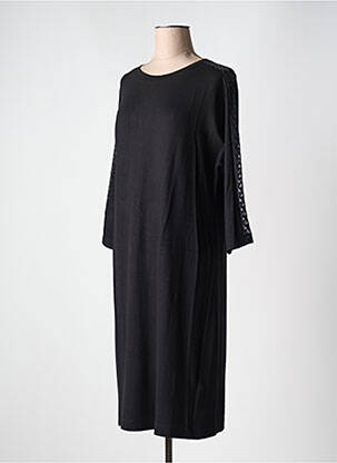 Rochie midi mâneci 3/4 mâneci 3/4 negru CECIL femeie