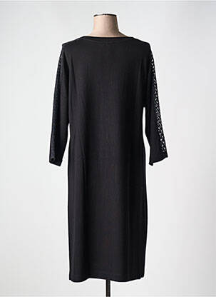 Rochie midi mâneci 3/4 mâneci 3/4 negru CECIL femeie