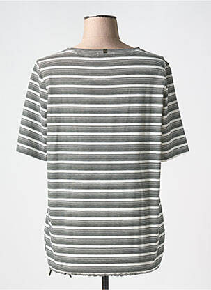 Tricou mâneci trei sferturi mâneci scurte gri CECIL femeie