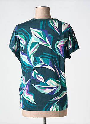 Tricou elasticitate mâneci scurte verde CECIL femeie