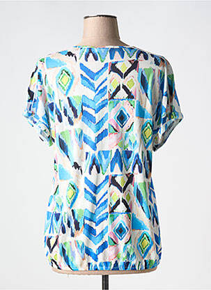Tricou imprimeu fantezie mâneci scurte albastru CECIL femeie