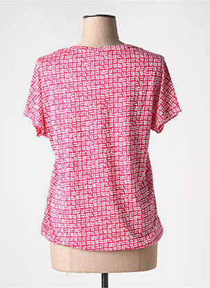 Tricou imprimeu fantezie mâneci scurte roz CECIL femeie