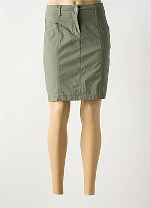 Fustă scurtă verde ESPRIT DE LA MER femeie