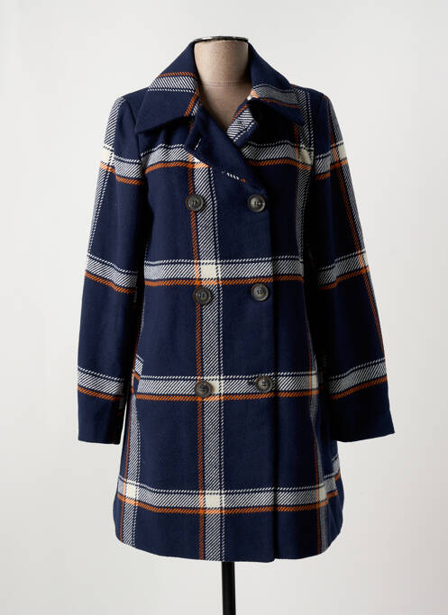 Palton lung albastru VILA femeie