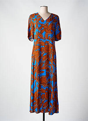 Rochie lungă maro B.YOUNG femeie