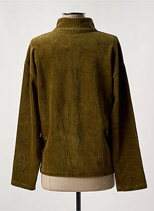 Top elasticitate mâneci lungi verde VILA femeie