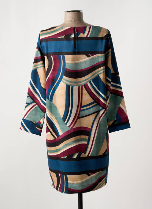 Rochie scurtă albastru QUATRE VINGT JOURS femeie